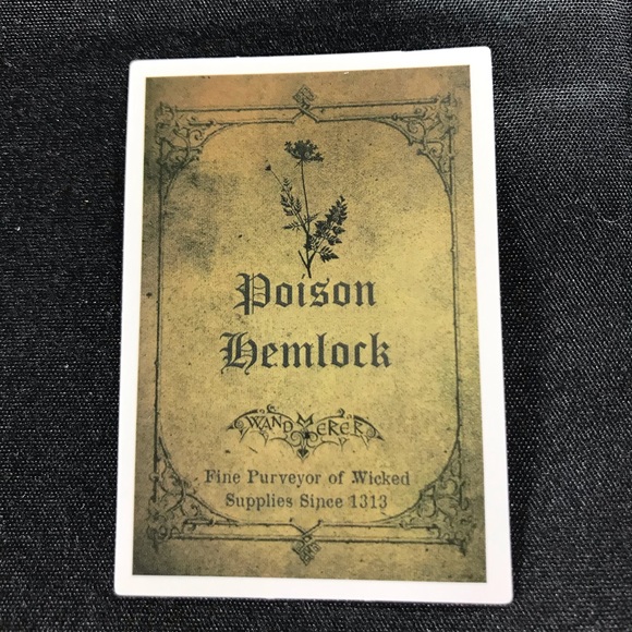 Poison Hemlock Witchy Sorceress Supreme Potion B0ttle Label Sticker - Picture 3 of 7
